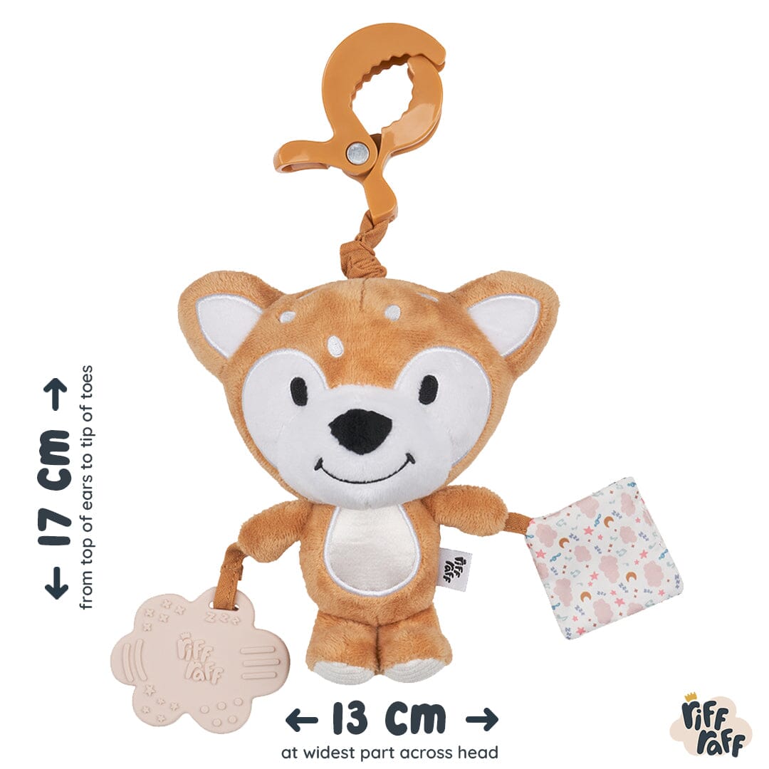 Sensory Pram Toy - Raffy The Fawn - Riff Raff Baby AU