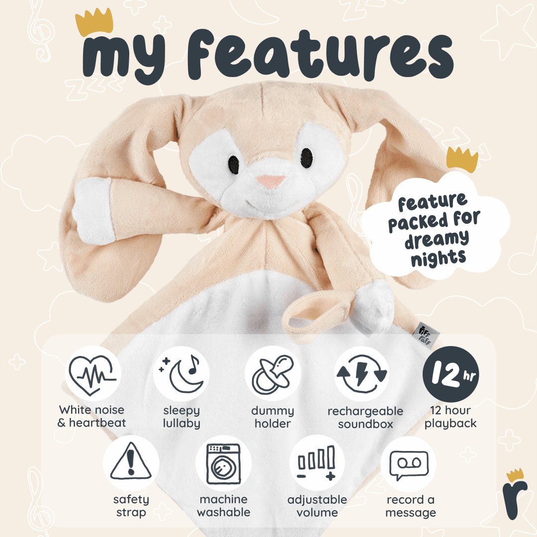 Sleep Toy - Clover The Bunny Riff Raff & Co Sleep Toys