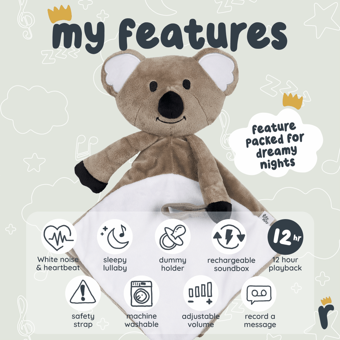 Sleep Toy - Kirra The Koala Riff Raff & Co Sleep Toys
