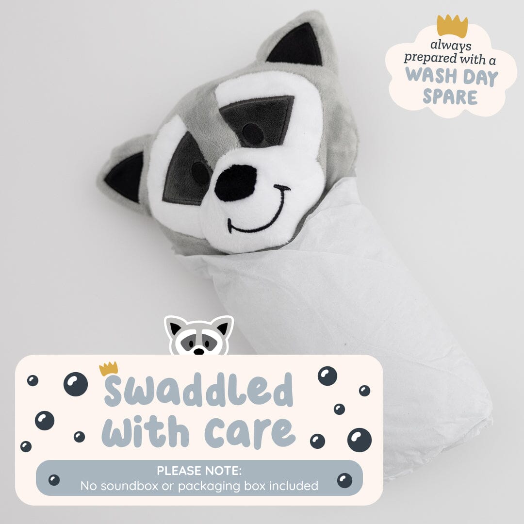 Wash Day Spare Plush - Bandit The Raccoon Riff Raff & Co Sleep Toys
