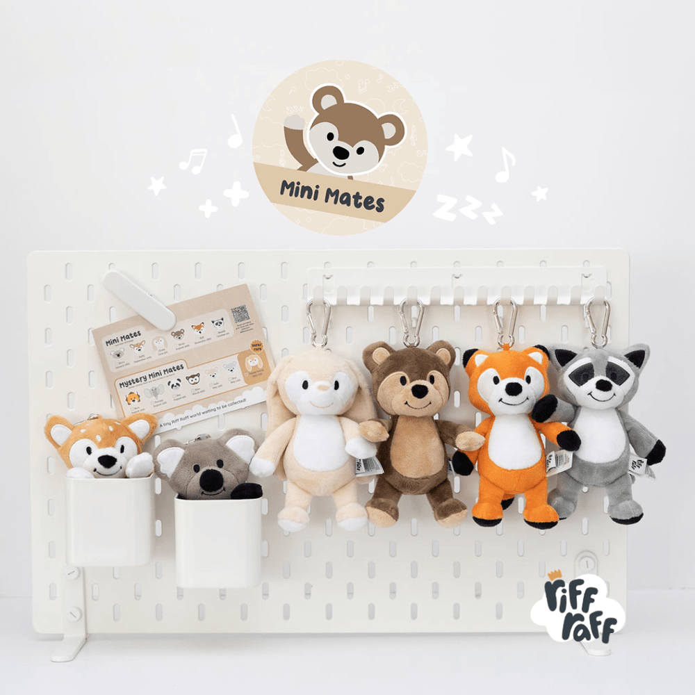 Grey Fox Riff Raff Bag Charm - Riff the Fox – Riff Raff Baby AU