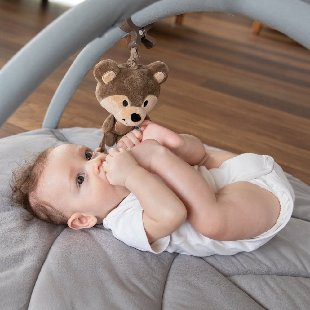 
                      
                        Sensory Pram Toy - Banjo The Bear - Riff Raff Baby AU
                      
                    