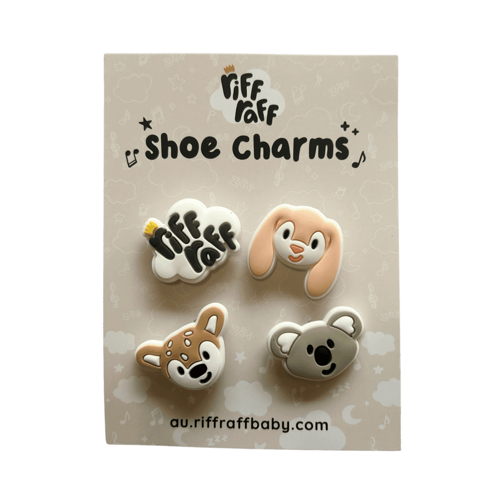 
                      
                        Shoe Charms (Set of 4 Riff Raff Besties) Riff Raff & Co Sleep Toys Shoe Charms - Clover Raffy Kirra 
                      
                    