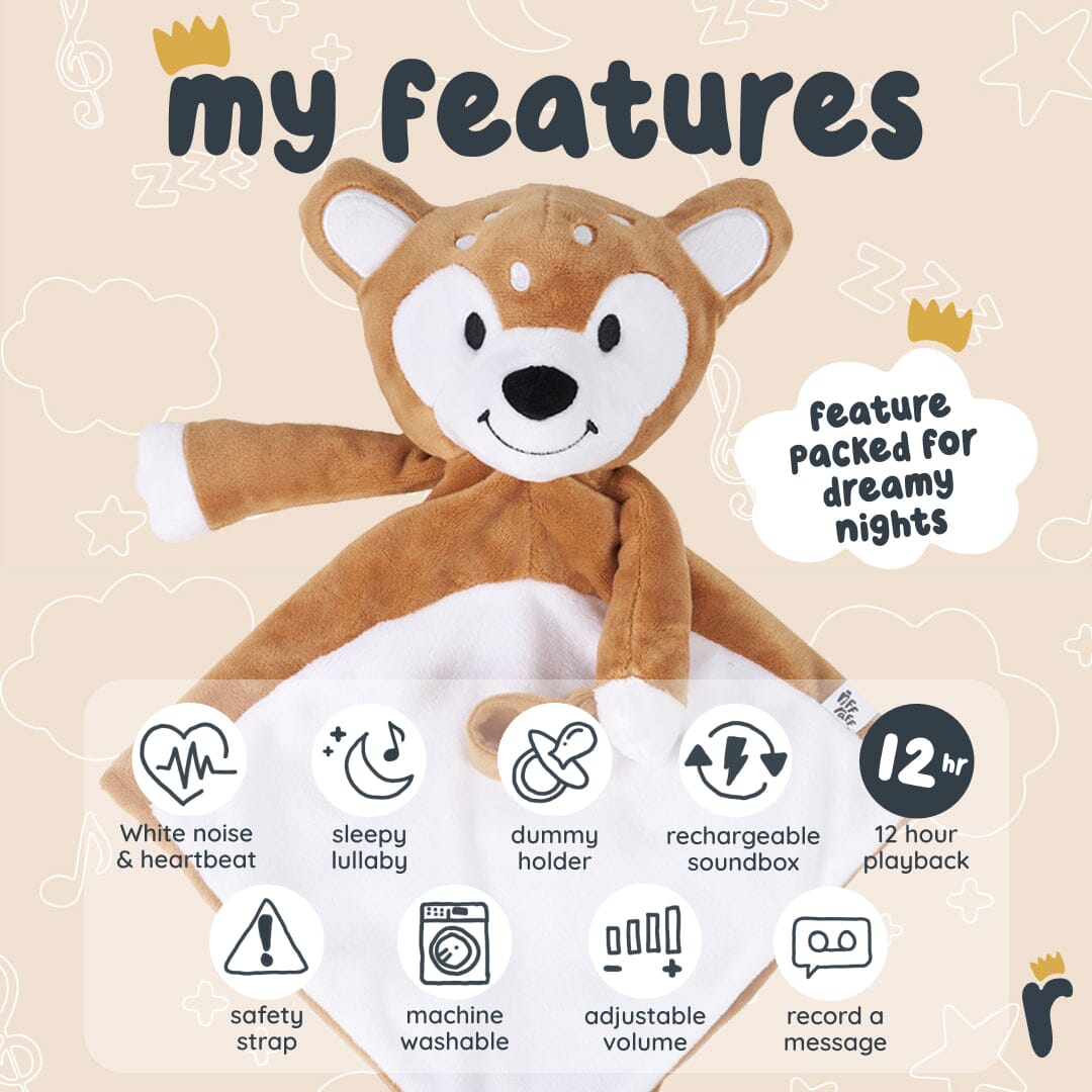 Sleep Toy - Raffy The Fawn Riff Raff & Co Sleep Toys 