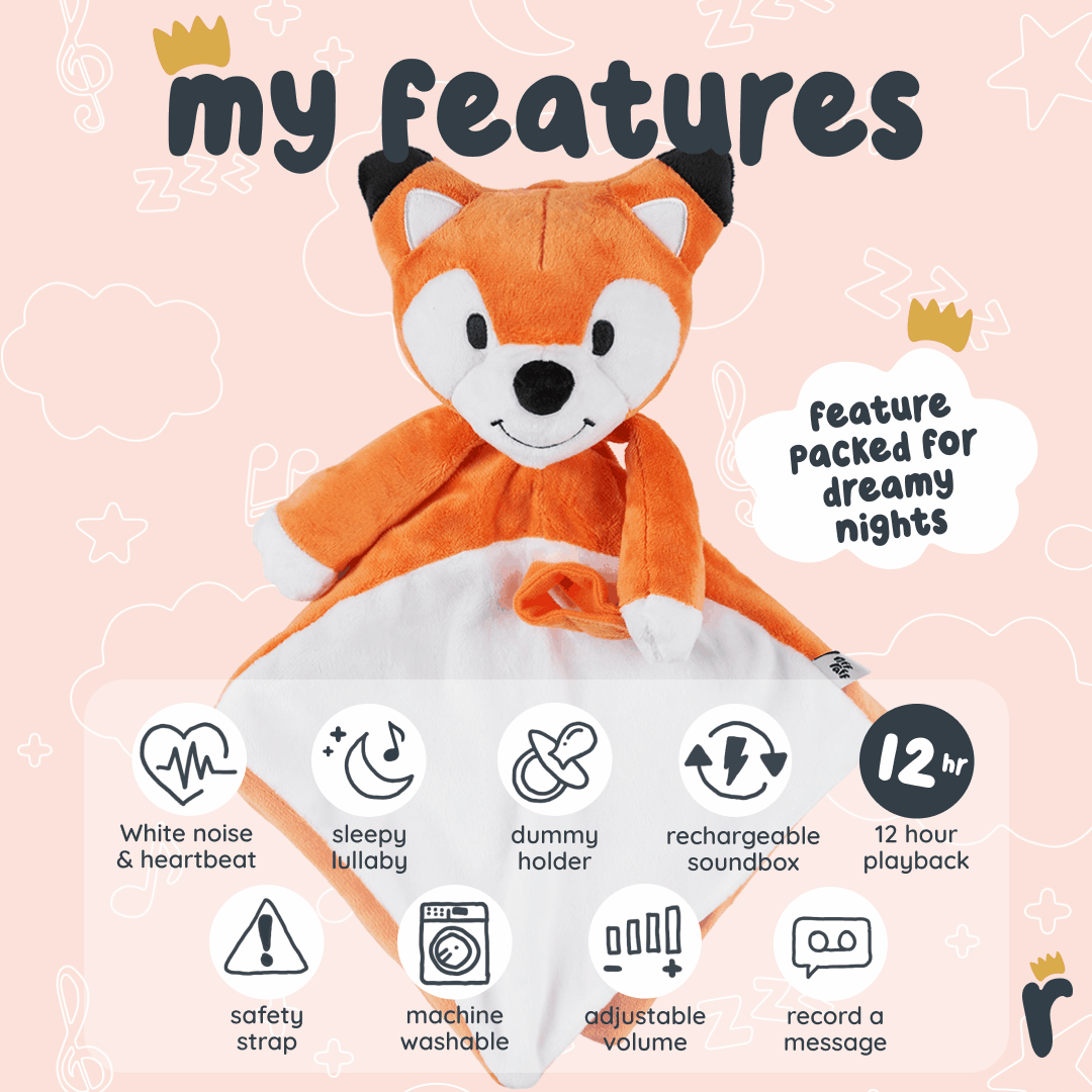 Grey Fox Riff Raff Sleep Toy - Riff The Fox – Riff Raff Baby AU