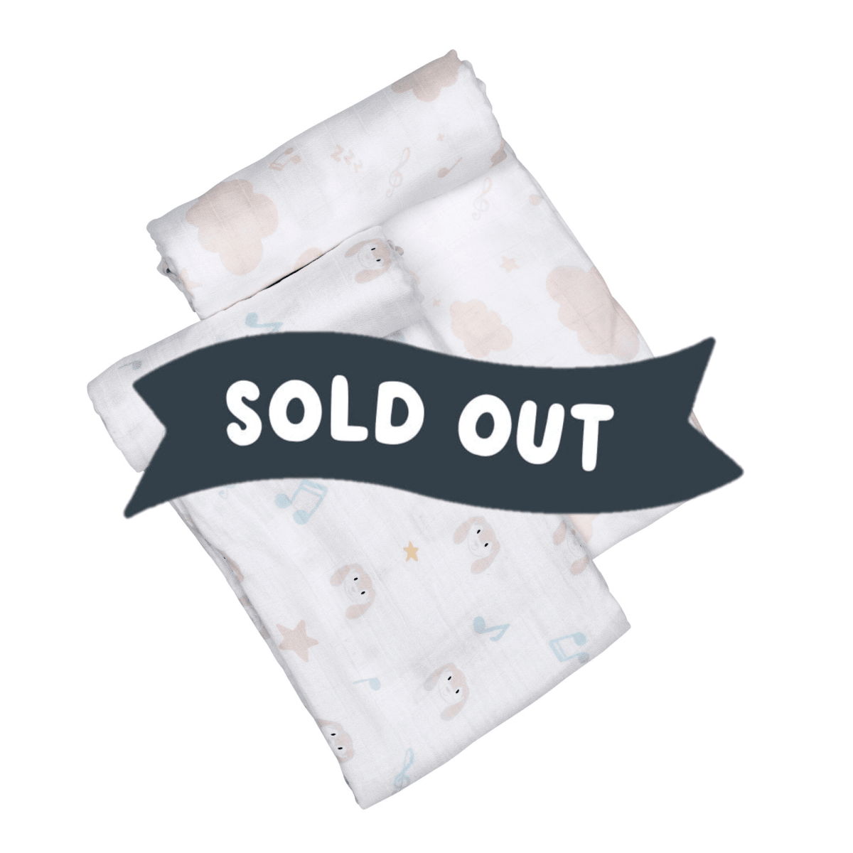 Swaddle 2pk - Clover The Bunny - Riff Raff Baby AU