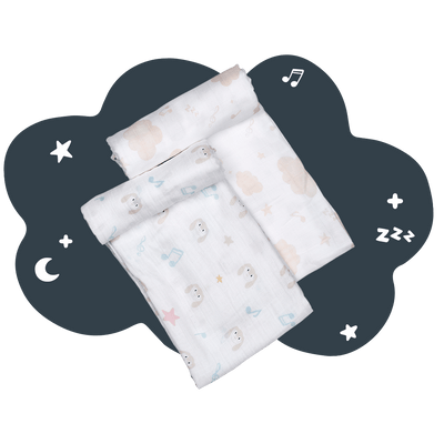 Swaddle 2pk - Clover The Bunny