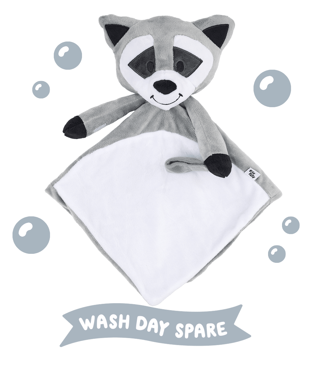 Wash Day Spare Plush - Bandit The Raccoon (no soundbox included) Riff Raff & Co Sleep Toys 