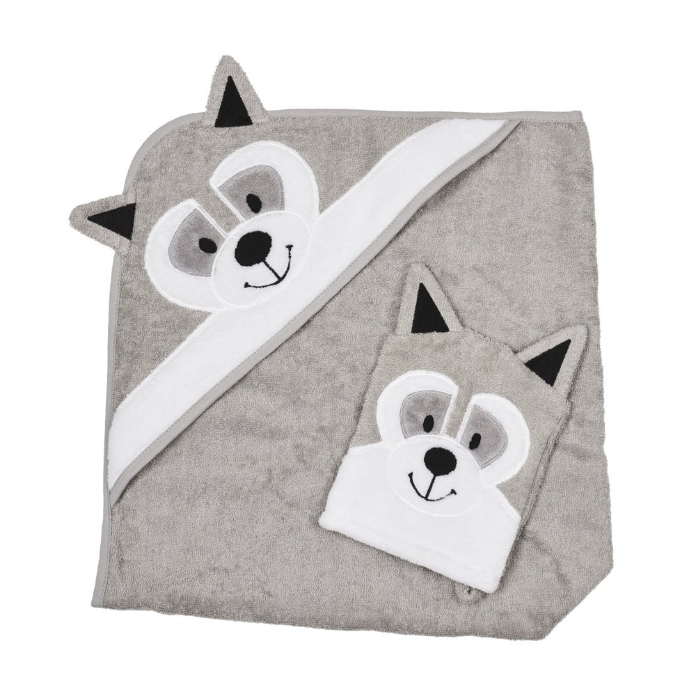 Hooded Towel - Bandit The Raccoon - Riff Raff Baby AU