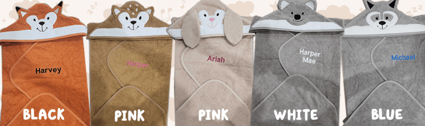 Personalised Bath Towel OPTIONS_HIDDEN_PRODUCT Riff Raff & Co Sleep Toys 