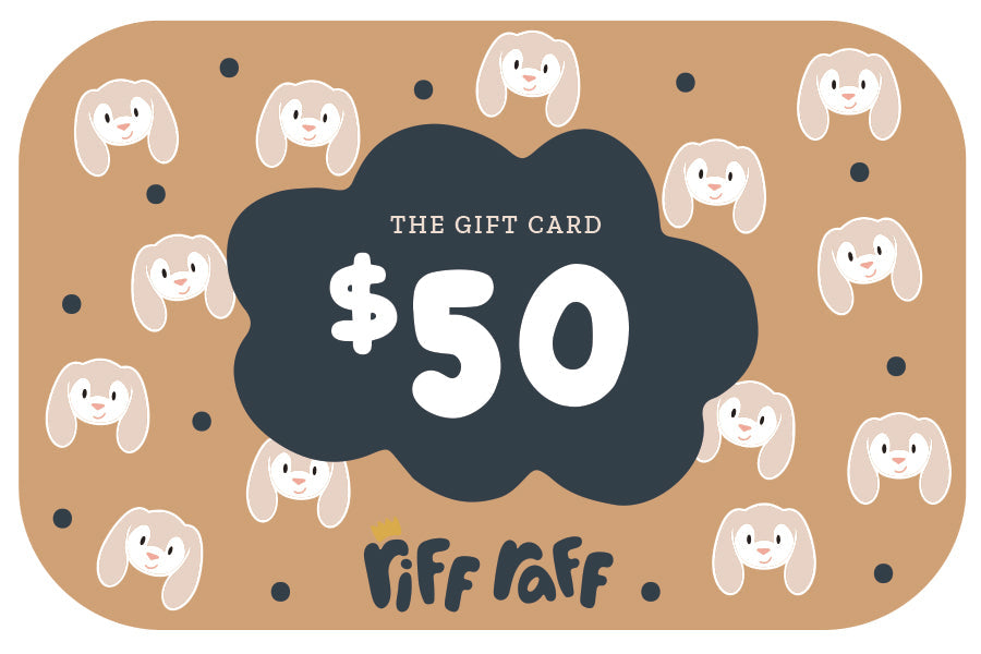 Riff Raff Sleep Toy Gift Card Gift Cards Riff Raff & Co Sleep Toys A$50.00 