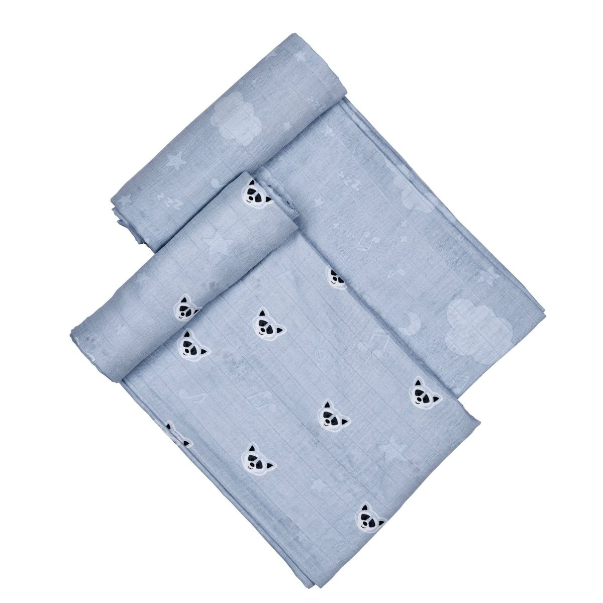 Swaddle 2pk - Bandit The Raccoon - Riff Raff Baby AU