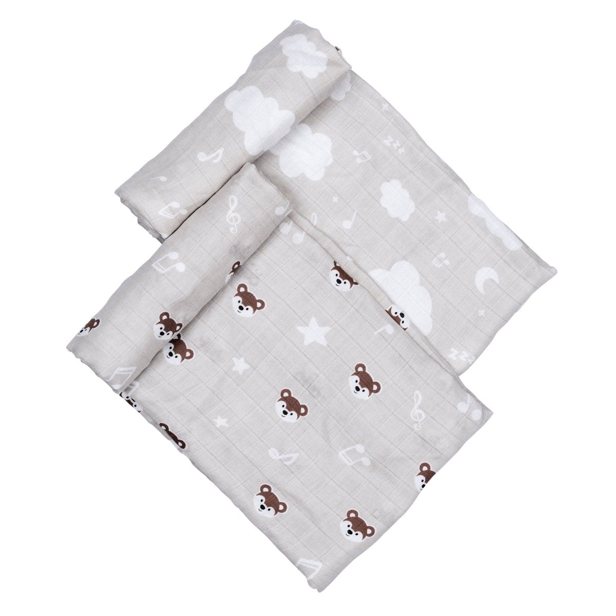 Swaddle 2pk - Banjo The Bear - Riff Raff Baby AU