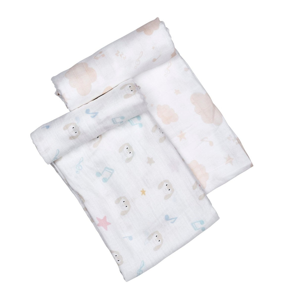 Swaddle 2pk - Clover The Bunny - Riff Raff Baby AU