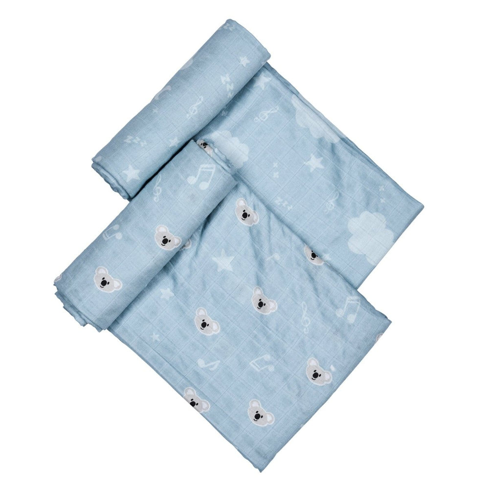 Swaddle 2pk - Kirra The Koala - Riff Raff Baby AU